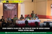 Cegah Karhutla Sejak Dini, Tim Penyuluh Sesko TNI Gencar Berikan Edukasi kepada Warga