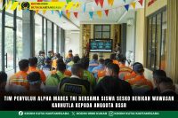 Tim Penyuluh Alpha Mabes TNI Bersama Siswa Sesko Berikan Wawasan Karhutla kepada Anggota BSSR