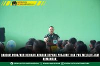 Dandim 0906/Kkr Berikan Arahan kepada Prajurit dan PNS melalui Jam Komandan